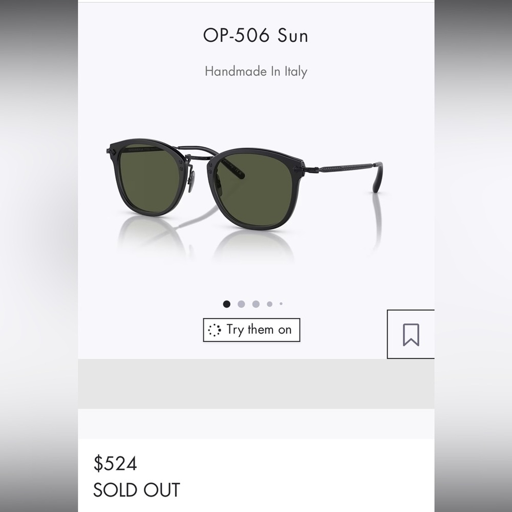 OLIVER PEOPLES OP-506 Sun OV5350S Matte Black with Polarized Lenses